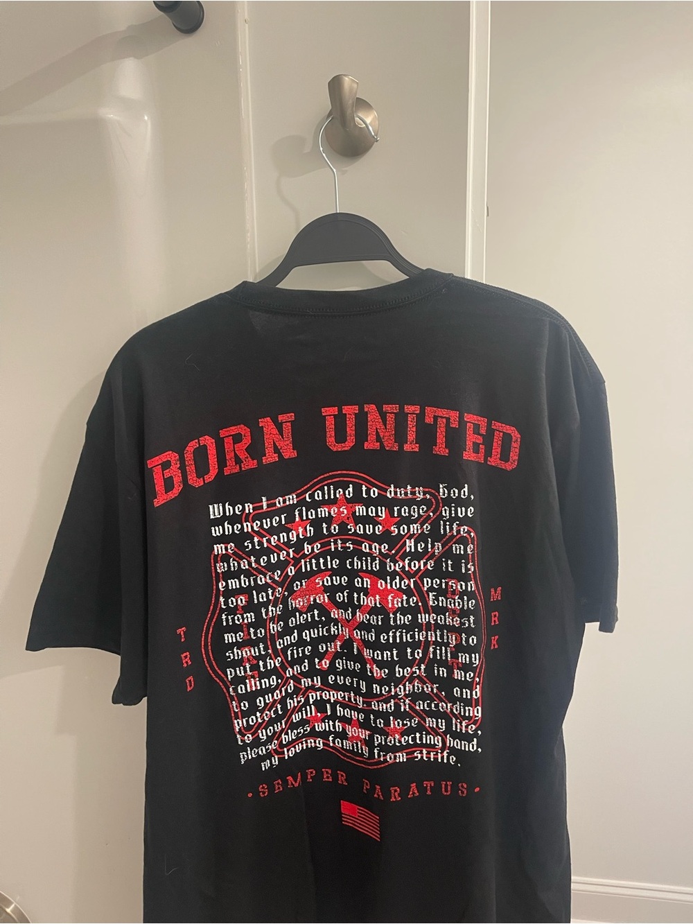 Born United Firemen’s Pledge Graphic Tee